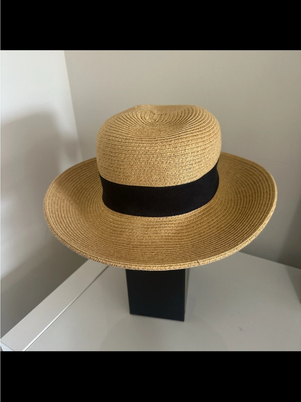 Tan Straw Summer Hat